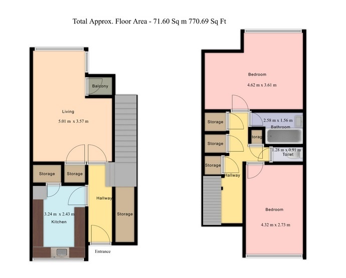 Additional image 2 of 2 Bed Flat, Ashington House, E1, N1 7GU
