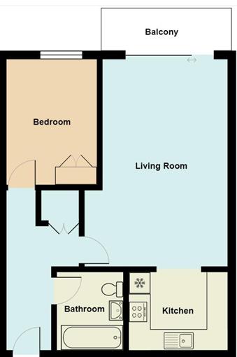 1 Bed Flat, Cathedral View, DE1 photo 3