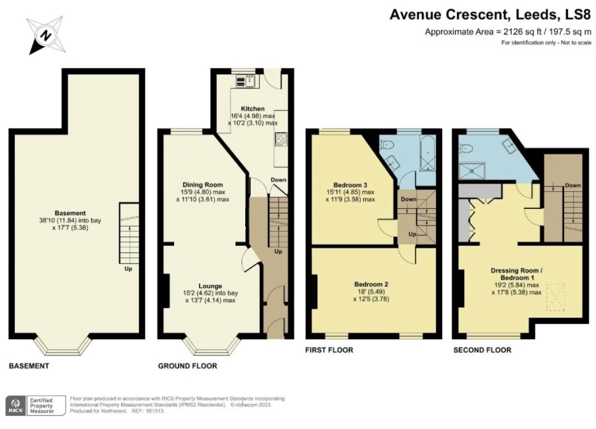 3 Bed Terraced House, Avenue Crescent, LS8