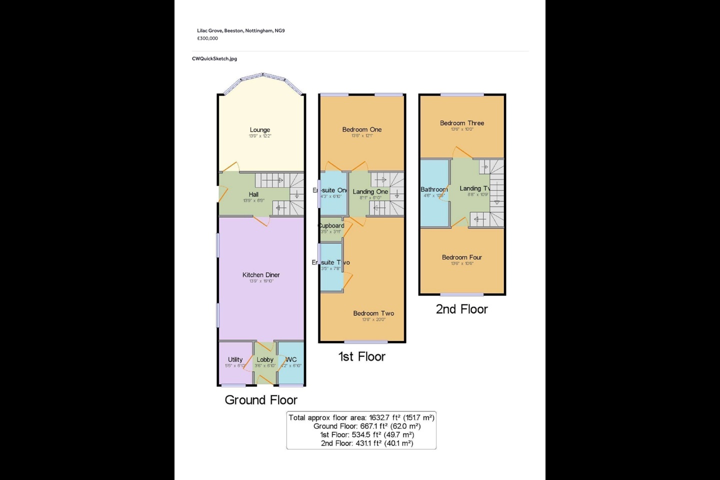 Additional image 12 of 5 Bed Semi-Detached House, Lilac Grove, NG9, N1 7GU