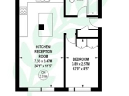 1 Bed Flat, Curtis Road, KT19