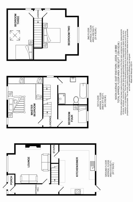 Leeds 4 Bed SemiDetached House, Nixon Avenue, LS9 To Rent Now for