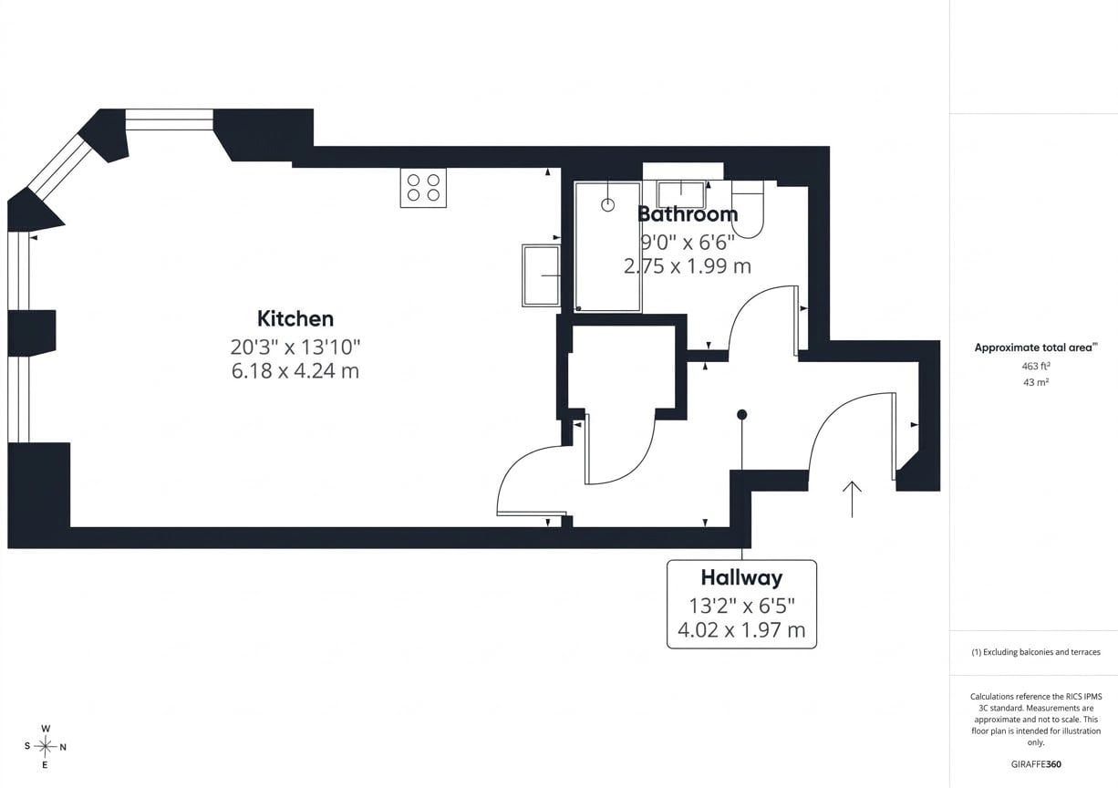 Studio Flat, Nightingale Way. Quatermile, EH3