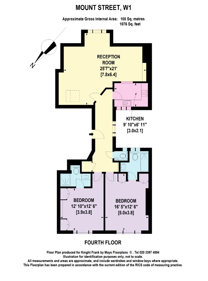 Additional image 14 of 2 Bed Flat, Mount Street, W1K, N1 7GU
