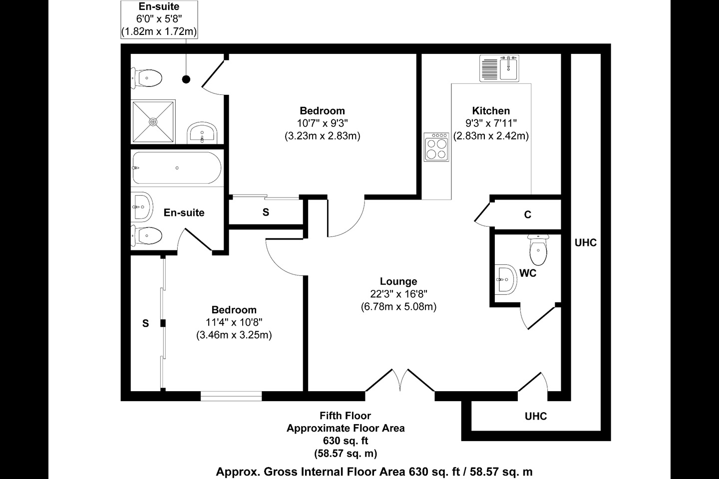Additional image 9 of 2 Bed Flat, The Habitat, NG1, N1 7GU