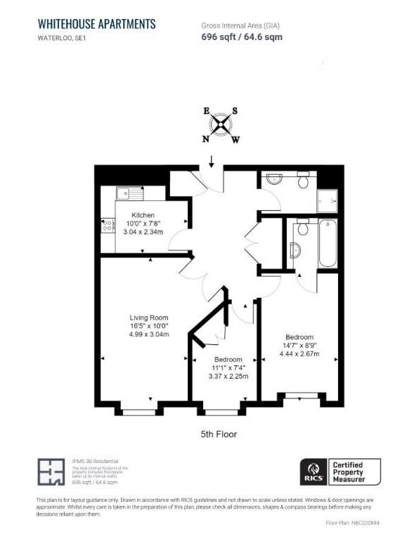 2 Bed Flat, Whitehouse Apartments, SE1 photo 2