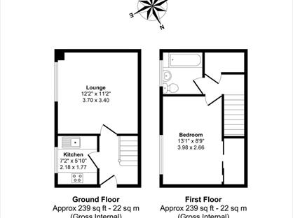 1 Bed Terraced House, Bridgestone Drive, SL8