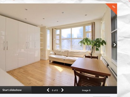 Studio Flat, Parliament Court, E1