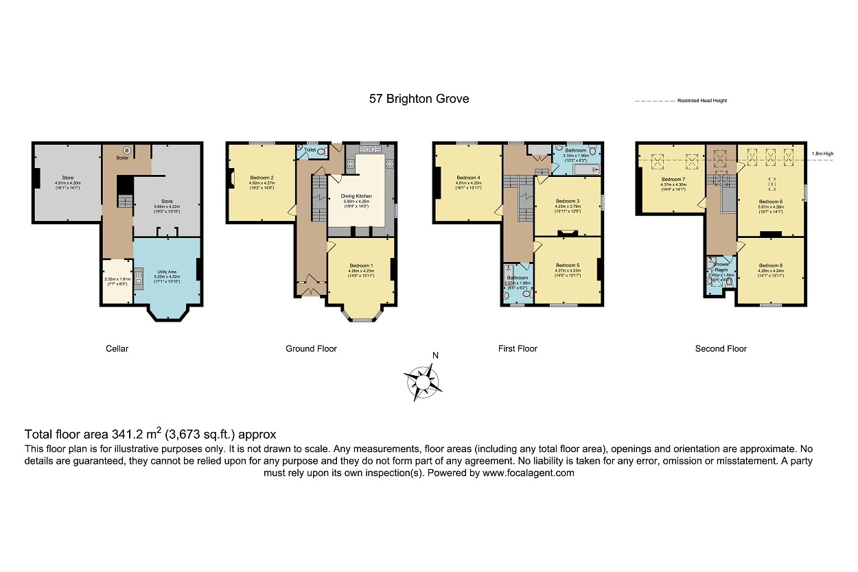 8 Bed Terraced House, Brighton Grove, M14