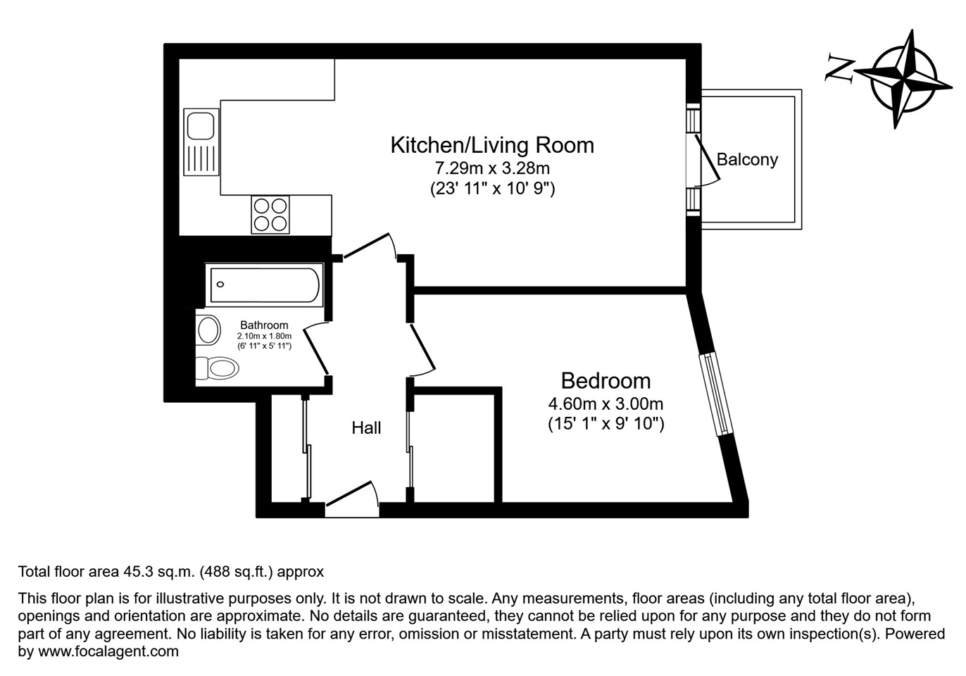 1 Bed Flat, Elder House, SE16 photo 2