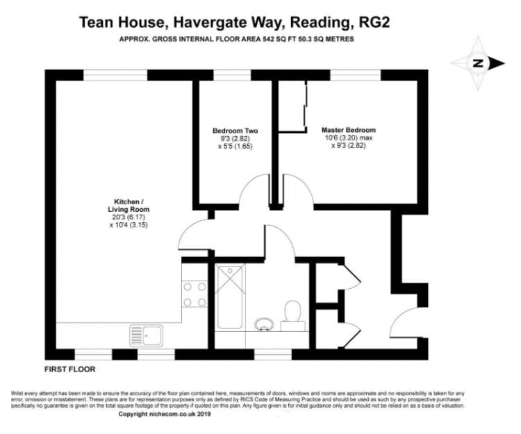2 Bed Flat, Tean House, RG2 photo 2