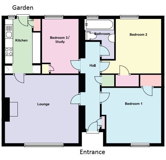 Room in a Shared Flat, Harden Place, EH11 photo 3
