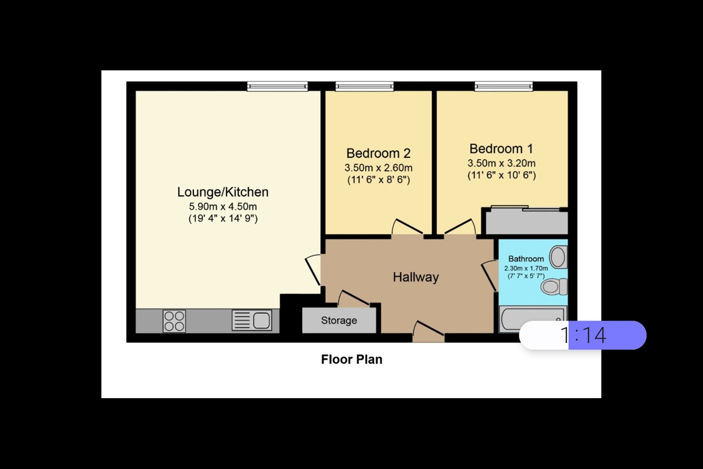 Additional image 8 of 2 Bed Flat, Water Street, M3, N1 7GU