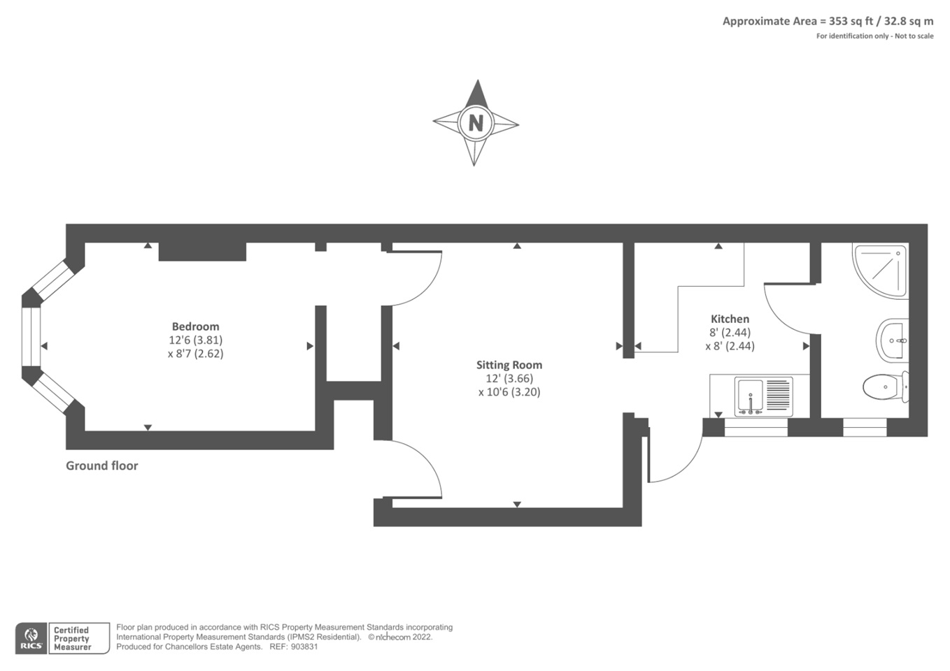 Additional image 2 of 1 Bed Flat, Briants Avenue, RG4, N1 7GU