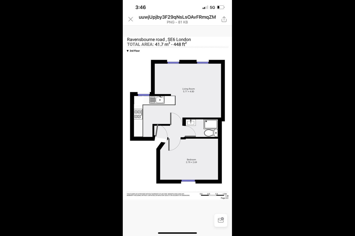 London 1 Bed Flat, Catford, SE6 To Rent Now for £1,350.00 p/m