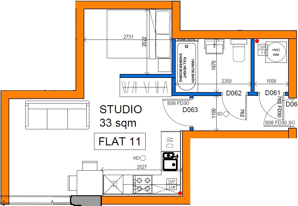Harlington, Hayes Studio Flat, Atlantico House, UB3 To Rent Now for