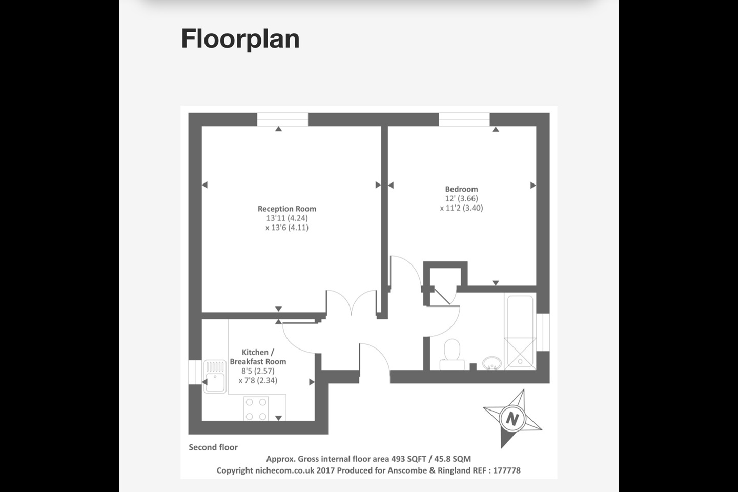 New 1 Bed Flat, Leicester Road, EN5 To Rent Now for