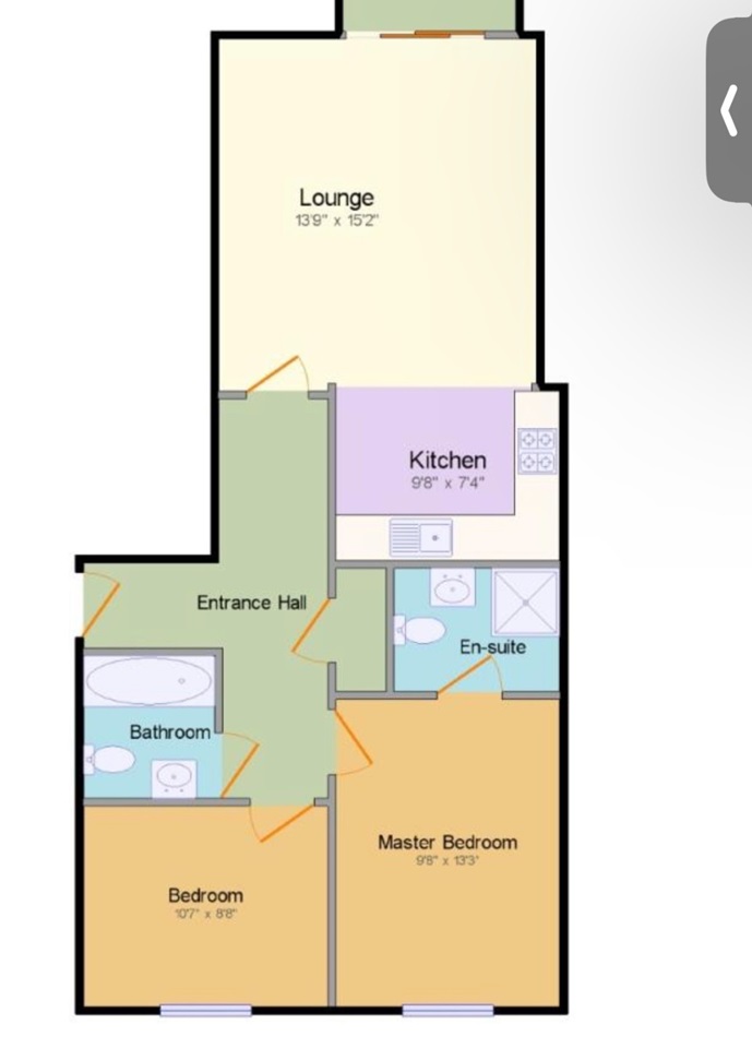 Bedford 2 Bed Flat, Wheelwright House, MK42 To Rent Now for £1,200.