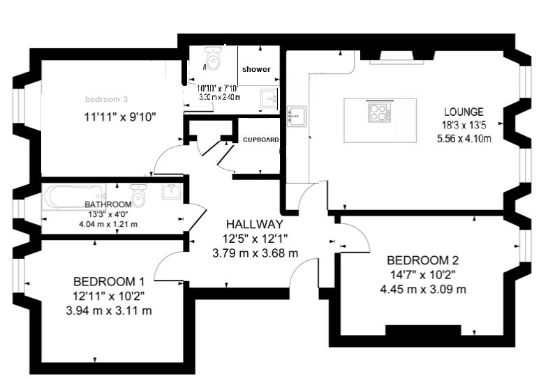 Glasgow 3 Bed Flat, Darnley Street, G41 To Rent Now for £1,600.00 p/m