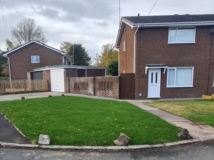 2 Bed Semi-Detached House, Clare Drive, CW2