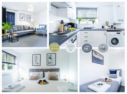 3 Bed Detached House, Frensham Drive Short Let Only, MK2