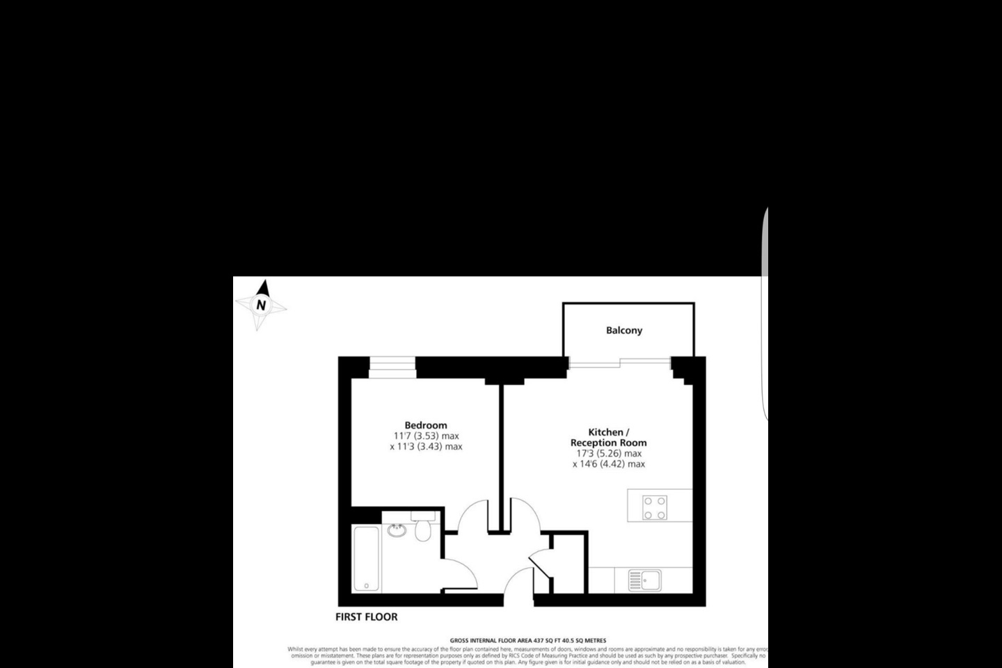 London 1 Bed Flat, Queen Mary Avenue, E18 To Rent Now for £1,500.00 p/m