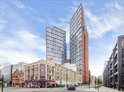 1 Bed Flat, One Crown Place, EC2A