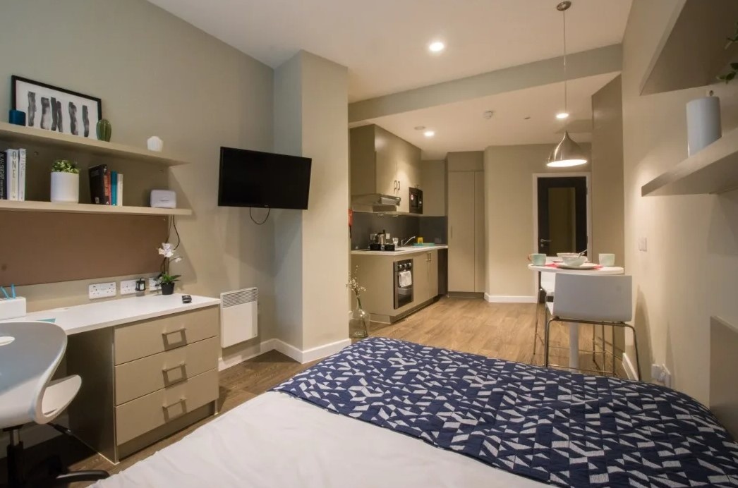 Newcastle Upon Tyne Studio Flat, Melbourne Apartments, NE1 To Rent