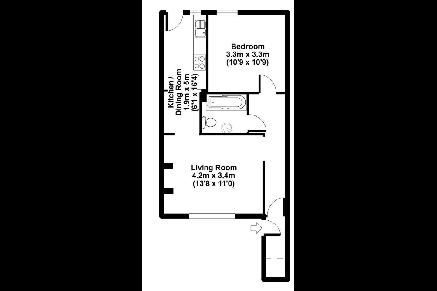 1 Bed Flat, Belmont Road, BS6 photo 3