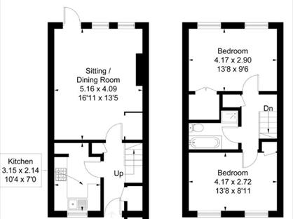 2 Bed Terraced House, Charlton Place, RG14