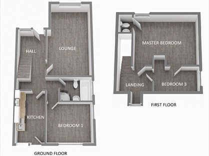 3 Bed Bungalow, Union Passage, LE65
