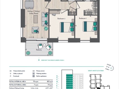 2 Bed Flat, Quay Walk, HA0