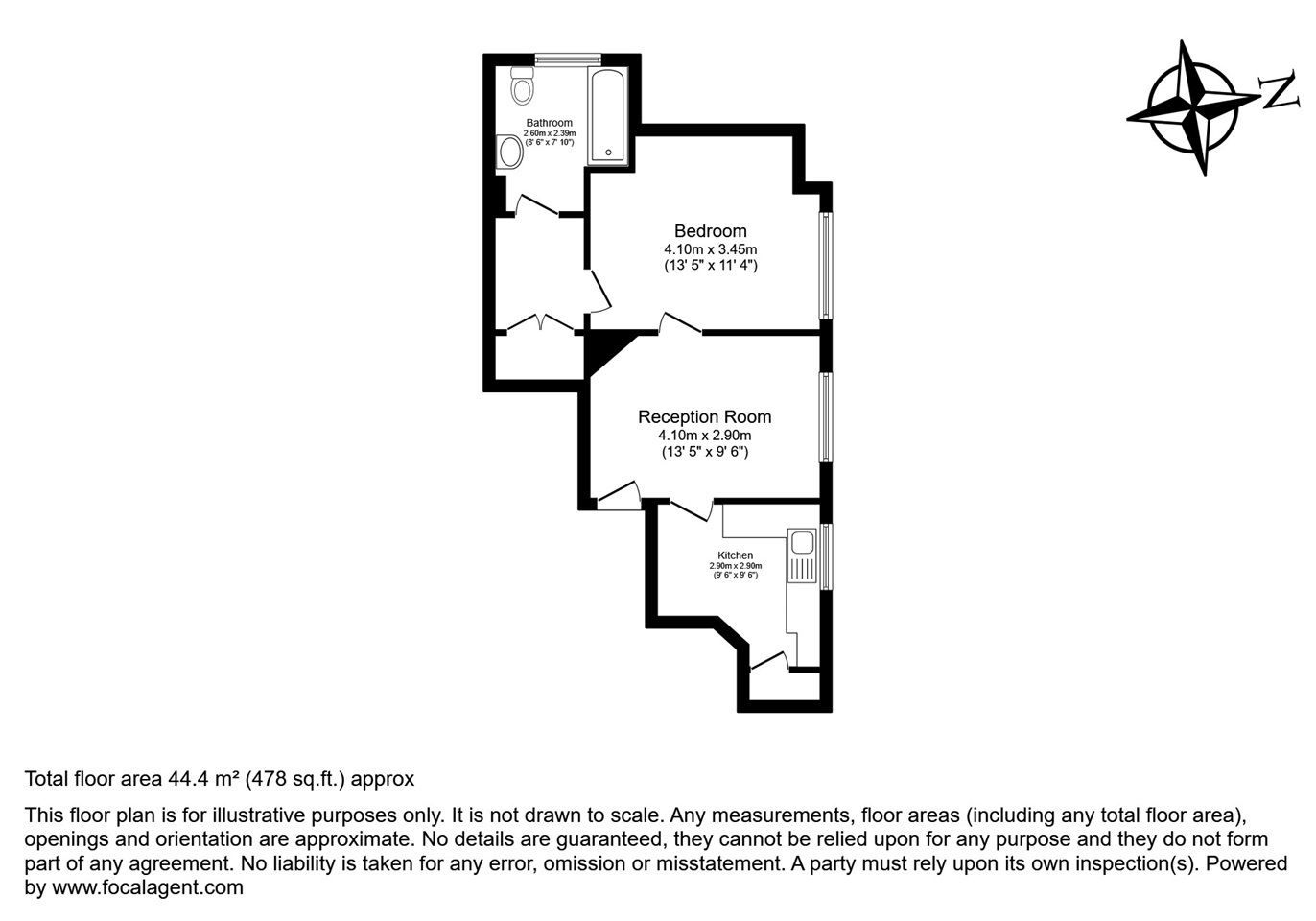 Additional image 4 of 1 Bed Flat, Grand Avenue, BN3, N1 7GU