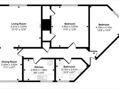 3 Bed Flat, Penn Drive, UB9