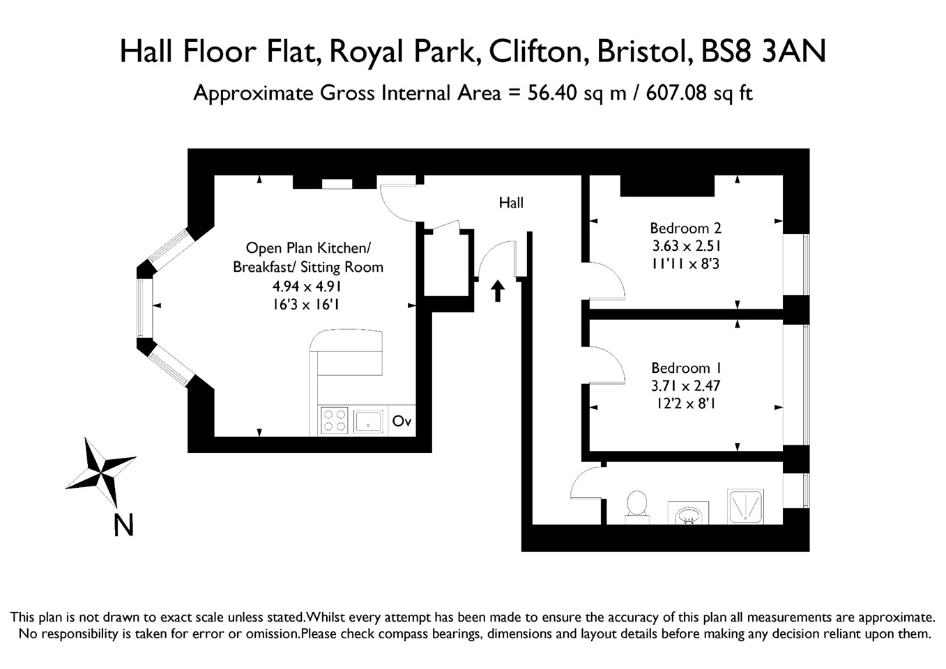 Additional image 10 of 2 Bed Flat, Royal Park, BS8, N1 7GU