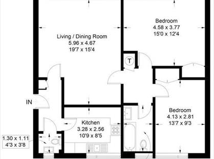 2 Bed Flat, Christchurch Park, SM2
