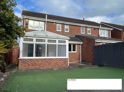 3 Bed Semi-Detached House, Hedgefield Grove, NE24