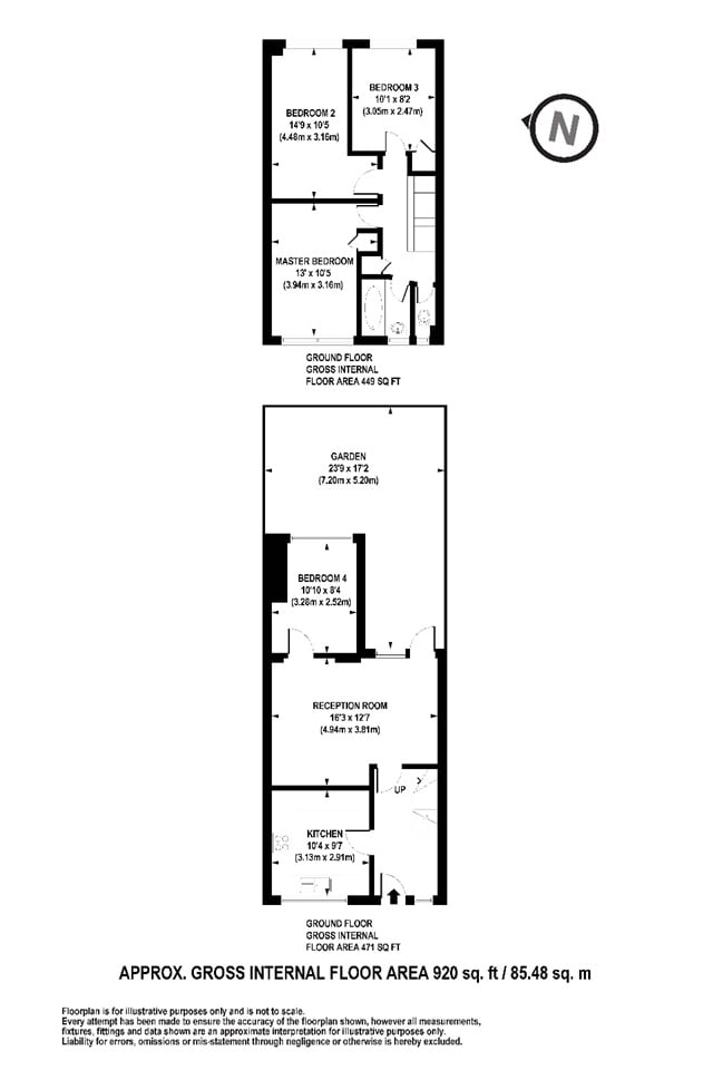 Additional image 14 of 4 Bed Flat, Aveline Street, SE11, N1 7GU