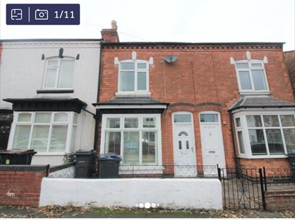 3 Bed Terraced House, Clarence Road, B17