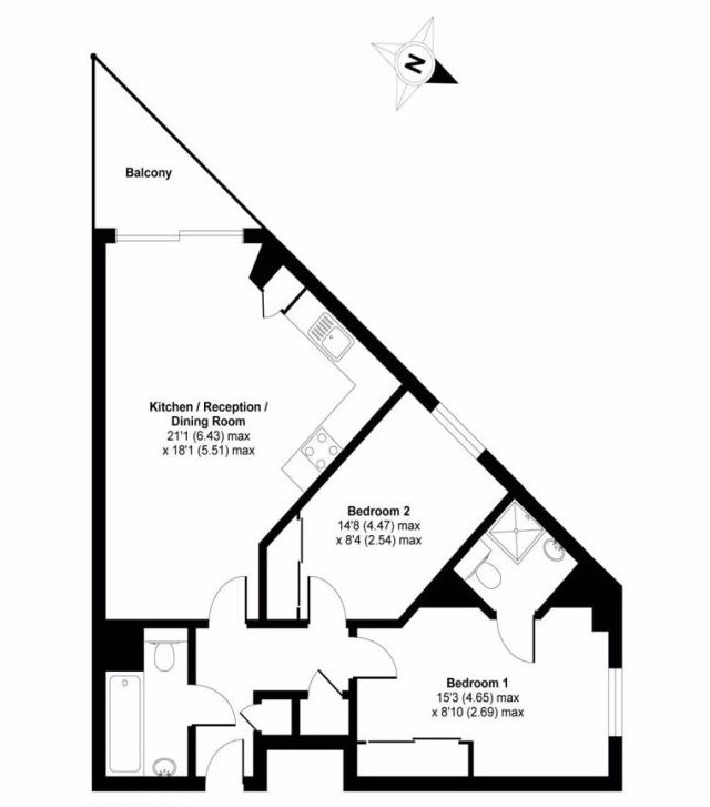 Additional image 13 of 2 Bed Flat, Bute Terrace, CF10, N1 7GU
