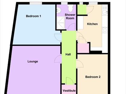 2 Bed Flat, Innerbridge Street, KY16