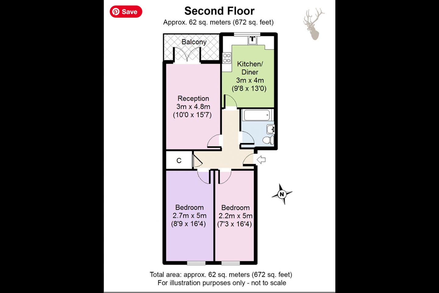 2 Bed Flat, Amber Wharf, E2 photo 3