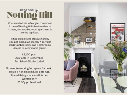Room in a Shared Flat, London, W11