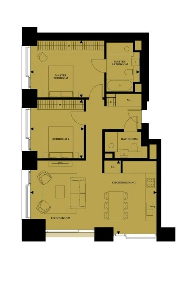 2 Bed Flat, Casson Square, SE1, N1 7GU photo 4