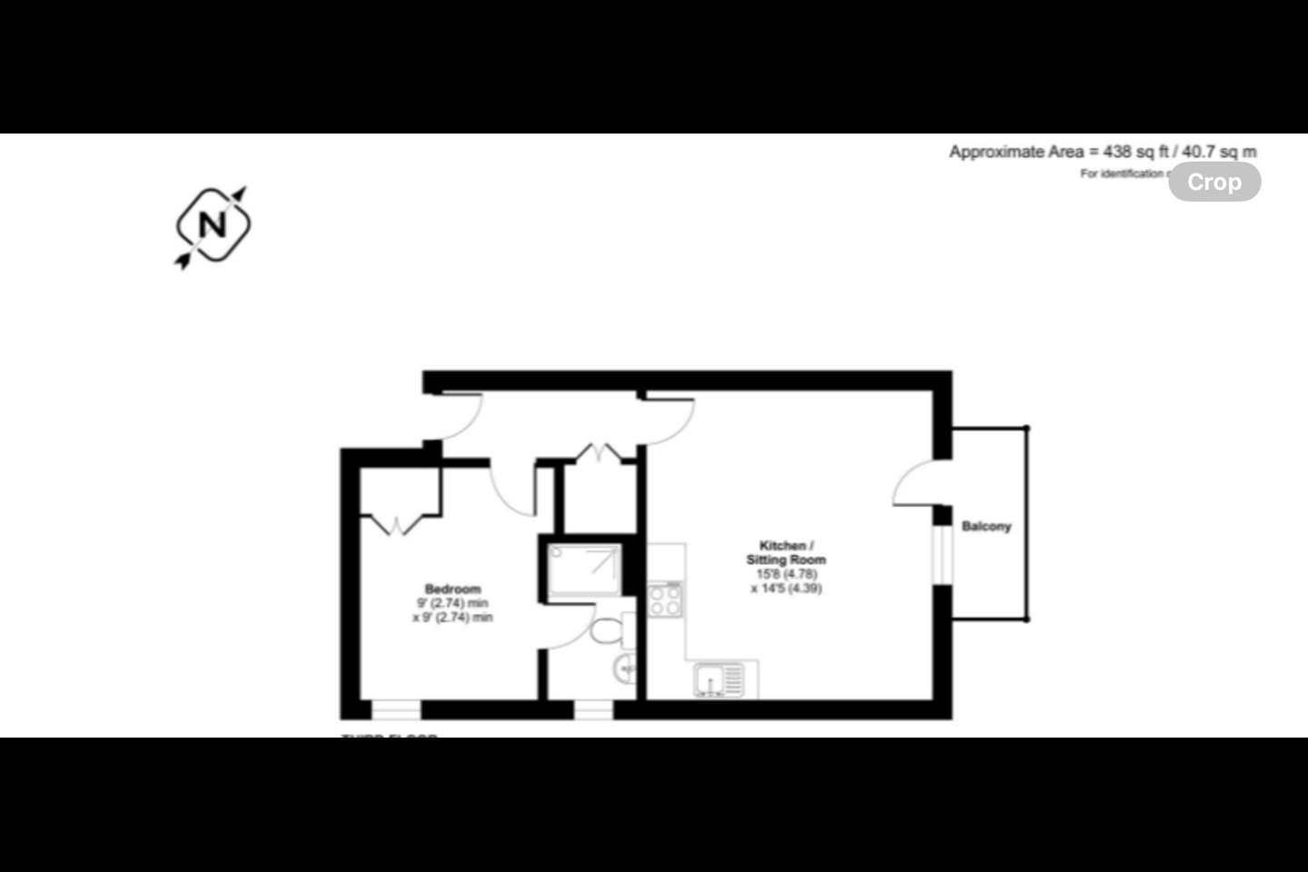 1 Bed Flat, Southampton, SO15 photo 2