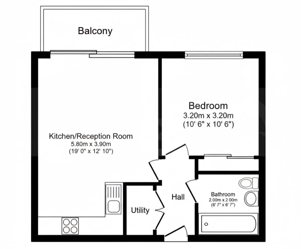Additional image 11 of 1 Bed Flat, Peregrine House, RG2, N1 7GU