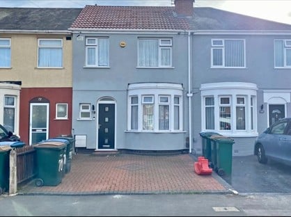 3 Bed Terraced House, Dunster Place, CV6