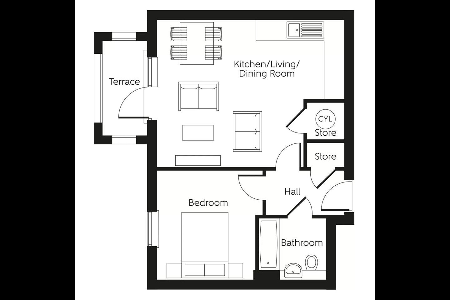 Additional image 7 of 1 Bed Flat, Edward Grange St, CB1, N1 7GU