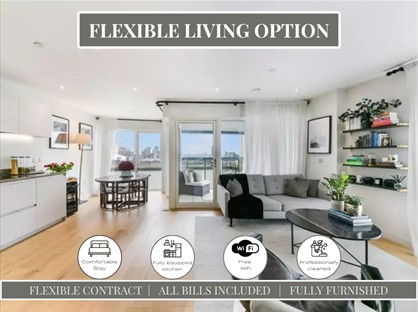 2 Bed Flat, Short Term Let, E14