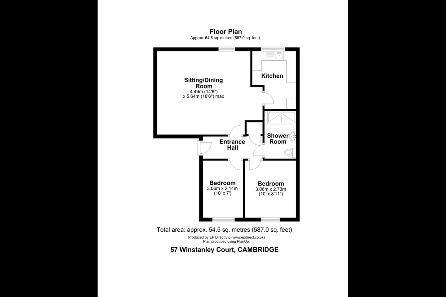 2 Bed Flat, Winstanley Court, CB1 photo 2